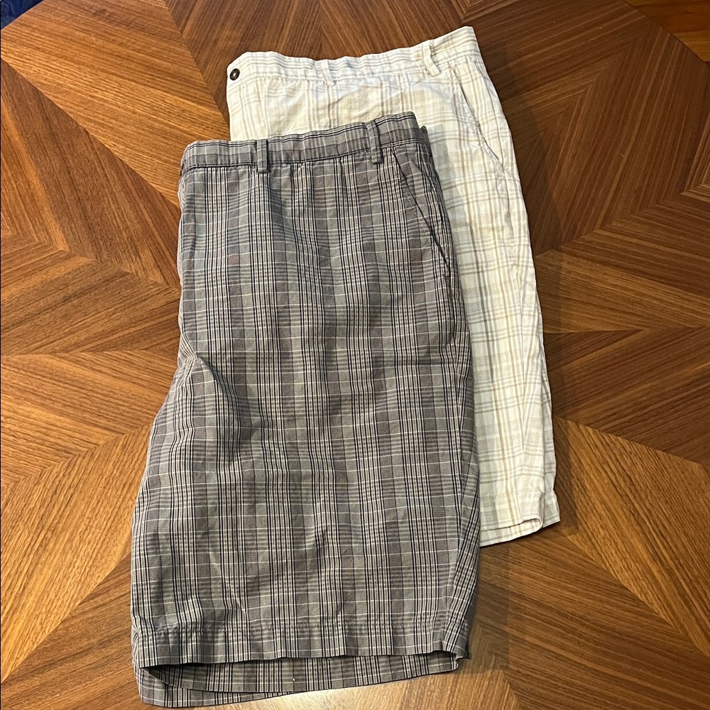 Bundle of Two Vintage Men’s Plaid Shorts
